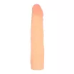 CHISA NOVELTIES élethű dildó Real Touch XXX With Flexible Spine 7.5 inch - közepes méretű, letapasztható, testszínű, vízálló, TPE (19 cm)