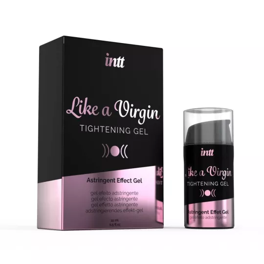 INTT stimuláló gél Like A Virgin Airless Bottle 15 ml - csiklóstimuláló, vaginaszűkítő hatással