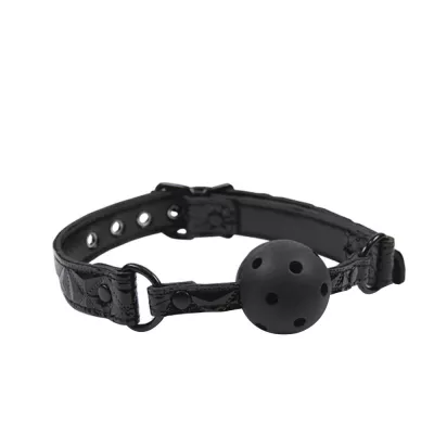 NS NOVELTIES szájpecek Sinful Ball Gag Black - fekete színben, fetish játékokhoz