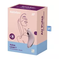 SATISFYER léghullámos csiklóizgató Vulva Lover 1 Violet - lila színben, vízálló, akkumulátoros