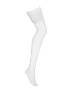 OBSESSIVE szexi harisnya 810-STO-2 - fehér színben, S/M méretben