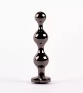 X-MEN análbot Secret Shine Booty Call S II - fekete színben, vibráció nélküli, vízálló, 10 cm