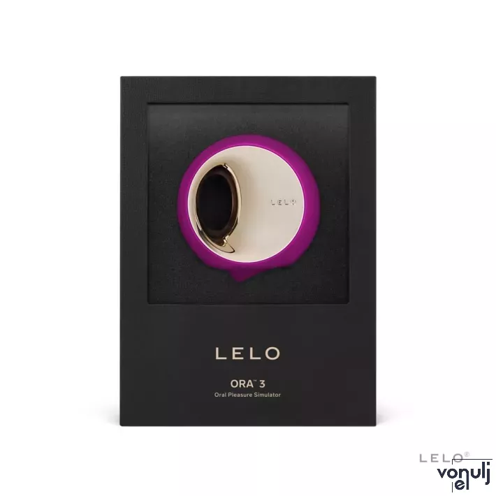 LELO rezgő csiklóvibrátor Ora 3 Deep Rose - lila színben,  vízálló, akkumulátoros