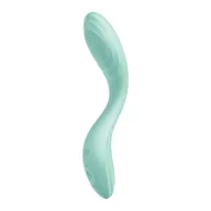 SATISFYER G-pont vibrátor Rrrolling Pleasure Mint - menta színben, forgó funkcióval, vízálló, akkumulátoros