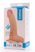 LOVETOY élethű dildó 8,8" ULTRA SOFT DUDE 5 - közepes méretű, vastag, ultra rugalmas, herékkel, letapasztható, TPE (23 cm)