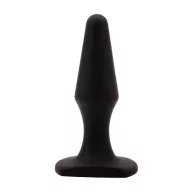 CHISA NOVELTIES fenékdugó Black Mont M Silicone Plug - fekete színben, M méretben, vízálló, szilikon, 10 cm