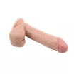 CHISA NOVELTIES élethű dildó Fashion Dude 7.9 inch Cock Flesh - közepes méretű, letapasztható, herékkel, testszínű, vízálló, PVC (20 cm)