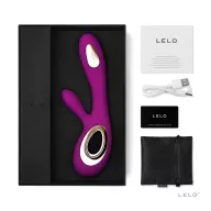 LELO csiklóizgatós vibrátor Soraya Wave Deep Rose - lila színben, vízálló, akkumulátoros