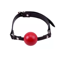 CHISA NOVELTIES szájpecek Red Ball Gag - fekete-piros színben, fetish játékokhoz