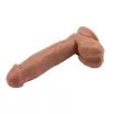 CHISA NOVELTIES élethű dildó Fashion Dude 7.1 inch Cock Latin - közepes méretű, letapasztható, herékkel, testszínű, vízálló, PVC (18 cm)