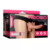 LOVETOY felcsatolható dildó Rodeo G - realisztikus, testszínű, g-pontos, vízálló, (20,3 cm)