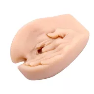 CHISA NOVELTIES maszturbátor Spread Abby - realisztikus, testszínű, vagina és ánusznyílással, vibrációs funkcióval, távirányítóval, vízálló