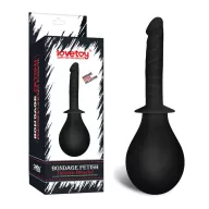 LOVETOY intim zuhany Bondage Fetish Deluxe Douche Black 1 - fekete színben, anális és hüvelyi irrigálásra, 235 ml