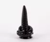 X-MEN fenékdugó 8.3" Butt Plug Black - fekete színben, letapasztható, vízálló, PVC, 21 cm