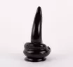 X-MEN fenékdugó 8.3" Butt Plug Black - fekete színben, letapasztható, vízálló, PVC, 21 cm