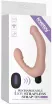 LOVETOY Strap-on vibrátor Rechargeable IJOY Strapless Strap-on - testszínű, kétágú, hajlítható, távirányítós, akkumulátoros, (12,7 cm)