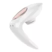 SATISFYER párvibrátor Pro 4 Couples - fehér színben, vízálló, akkumulátoros