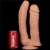 LOVETOY kétágú dildó 12'' Realistic Mega Double Dildo - realisztikus, kétvégű, kétrétegű, hajlítható, letapasztható, vízálló, PVC (30 cm és 33 cm)