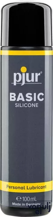 PJUR intim síkosító Basic Silicone Bottle 100 ml - szilikon bázisú, illat- és ízmentes