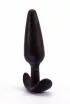 LOVETOY fenékdugó LURE ME Classic Anal Plug S Black - fekete színben, S méretben, vízálló, szilikon,  ( 11 cm )