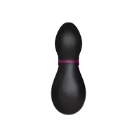 SATISFYER léghullámos csiklóizgató Penguin - fekete-fehér színben, vízálló, akkumulátoros