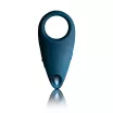 ROCKS-OFF péniszgyűrű Empower Blue - türkiz színben, vibrációs funkcióval, vízálló, akkumulátoros