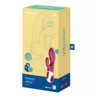 SATISFYER csiklóizgatós vibrátor Heated Affair - fehér-bordó színben, vízálló, melegítő funkcióval , okos, akkumulátoros, ingyenes applikációval