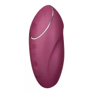 Rezgő csiklóizgató Satisfyer Tap & Climax 1 red - akkumulátoros,vízálló