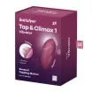 Rezgő csiklóizgató Satisfyer Tap & Climax 1 red - akkumulátoros,vízálló