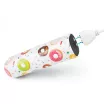 LOVETOY minivibrátor Rechargeable Donut Massager - fehér színben, egyedi fánk mintás külsővel, vízálló, akkumulátoros