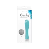 NS NOVELTIES rúdvibrátor Luxe Candy Turquoise - türkiz színben, akkumulátoros, vízálló