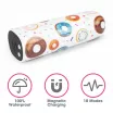 LOVETOY minivibrátor Rechargeable Donut Massager - fehér színben, egyedi fánk mintás külsővel, vízálló, akkumulátoros