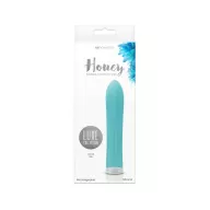 NS NOVELTIES rúdvibrátor Luxe Honey Turquoise - türkiz színben, vízálló, akkumulátoros