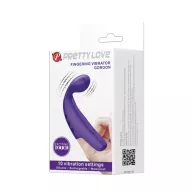 PRETTY LOVE ujjvibrátor Gorgon Fingering Vibrator Purple - lila színben, g-pontos, vízálló, akkumulátoros