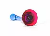 X-MEN fenékdugó 10 Speeds Vibrating Gpot Plug 2 - áttetsző-kék-rózsaszín színben, vibrátoros, vízálló, akkumulátoros