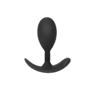 CHISA NOVELTIES fenékdugó Anal Play Plug M - fekete színben, M méretben, vízálló, szilikon, 9 cm