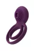 SVAKOM péniszgyűrű Tammy Violet - lila színben, vibrációs funkcióval, heregyűrűvel, vízálló, akkumulátoros