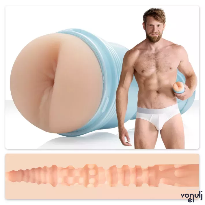 FLESHLIGHT maszturbátor Fleshjack Boys Colby Keller Lumberjack - realisztikus, ánusz formájú, testszínű, vízálló, vibráció nélküli