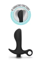 BLUSH prosztata izgató Anal Adventures Prostate Massager 01 - fekete színben, vízálló, akkumulátoros