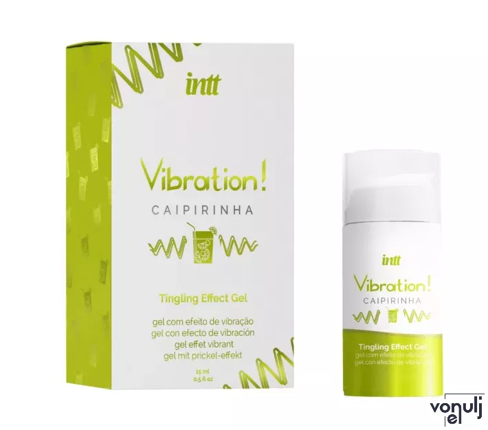 Vágyfokozó gél pároknak Intt Vibration Caipirinha Airless Bottle 15 ml